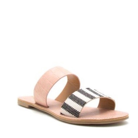 Qupid Shoes - Athena Double Band Sandal